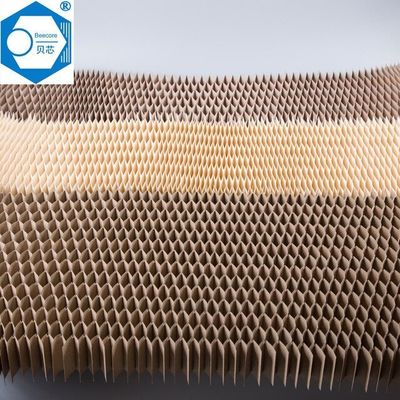 1600 mm longitud de papel de panal de miel núcleo de la tira en forma de papel desplegado de panal de miel núcleo de la puerta