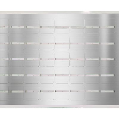 Pantalla de filtro microelectrostático de espesor estándar de 90 mm para diversos conductos de ventilación