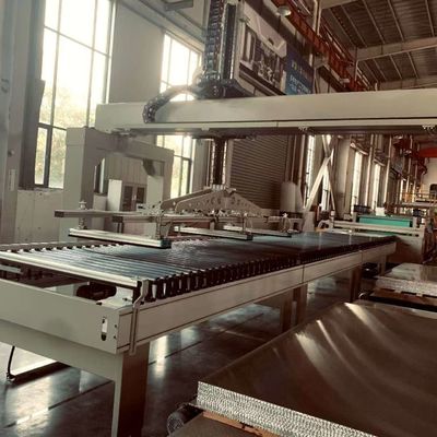 Máquina de panal de miel Línea de producción continua de tableros compuestos de aluminio de panal de miel