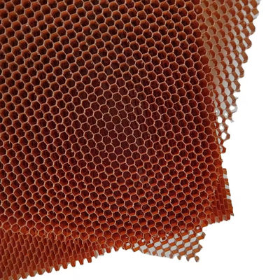 Núcleo de panal de miel de aramida flexible con forma de flor de ciruela para uso en la aviación