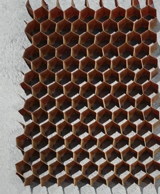 Núcleo de pana de miel de tela de fibra de vidrio aplicable en productos electrónicos