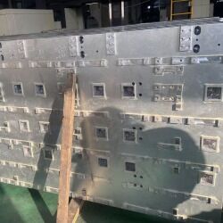 Mesa de trabajo de PCB con panel de aluminio de panal de miel con estructura de peso ligero