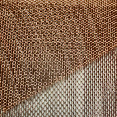 Densidad 48 Tamaño de celda 3.2mm OX Tamaño expandido 1050*2500 Núcleo de panal de aramida