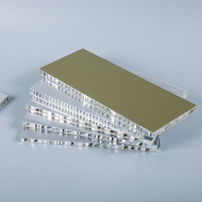 15 mm 25 mm 10 mm Pvdf paneles de panal de aluminio para la industria aeroespacial