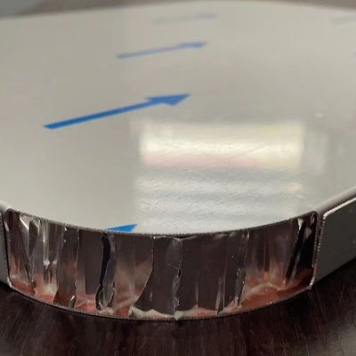 PVDF recubrimiento de aluminio tablero de panal de miel para la pared de cortina y la construcción