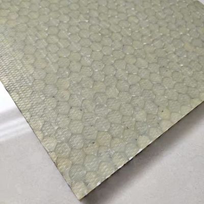 Fibra de carbono de fácil limpieza hoja de panal de miel de 32 mm para remolques y panel de furgoneta